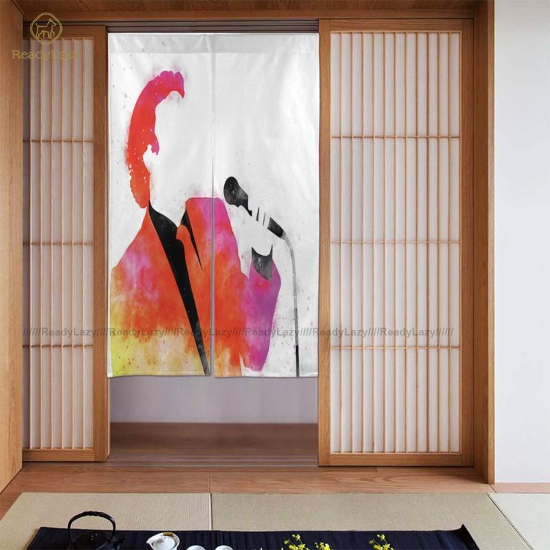 

Johnny Hallyday Curtains Block Out Modern Door Curtain Home Double & Drapes