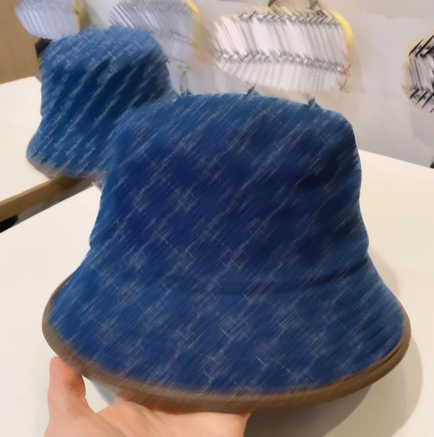 

21ss Blue Summer Cowboy Denim Bucket Hat Wide Brim Hats Letters Embroidery Print Women Men Fashion Classic Charm Nylon Autumn Spring Fisherman Sunshade Cap Sunhat