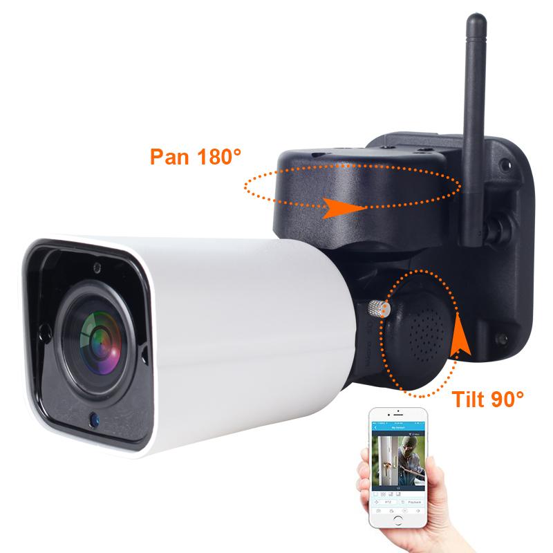 

Cameras 2MP Surveillance Security WIFI Camera Outdoor 3.6/2.8-12mm Lens Two Ways Audio Pan/Tilt/Zoom Wireless IP 1080P
