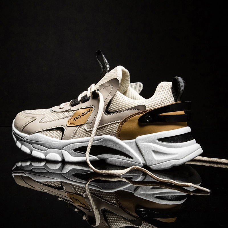 

2021 Summer Fashion Womens Men Running Shoes Casual Student Outdoor Sports Sneakers Black Beige Grey Size 39-44 Code 65-727