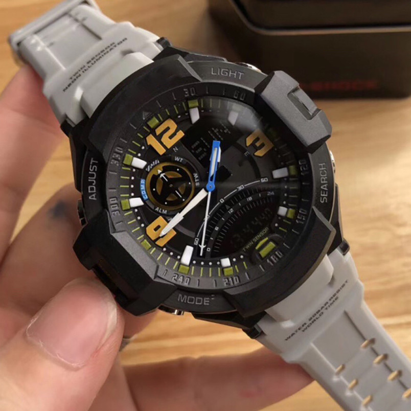 

4-Mens watches montre de luxe automatic date waterproof outdoor sports military all dial work digital rubber strap quartz LED casual fashion, No watch