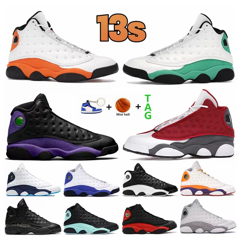 

2022 New Basketball Shoes 13s Platinum Bright Citrus Concord Blue 13 Concord Bred 25th Anniversary Mens Women Sneakers, Box