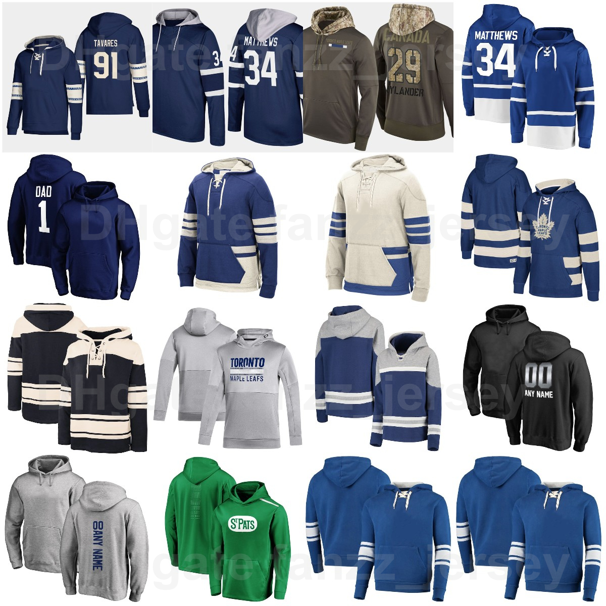 

Pullover Hockey 34 Auston Matthews Hooded 16 Mitchell Marner Hoodies 88 William Nylander Sweatshirts 91 John Tavares Hoody Jackets Sports 44 Morgan Rielly FengYe, 14