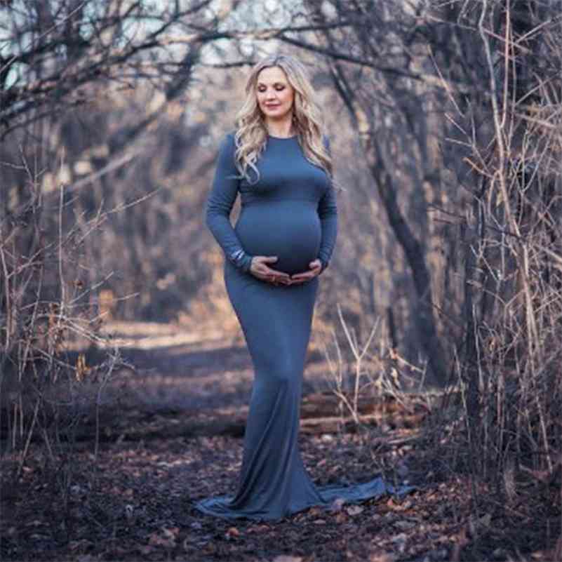 

Maternity Dresses For Po Shoot Pography Props Pregnancy Dress Maxi Gown Pregnant Clothes 210721, Multi