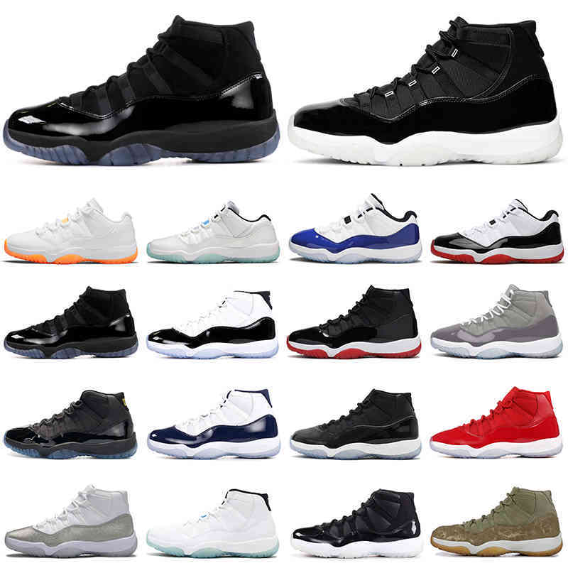 

11s men basketball shoes Jumpman 11 25th Anniversary Citrus Cap and Gown Concord Cool Grey Bred High Low women mens trainers sports sneakers, 11s cap and gown