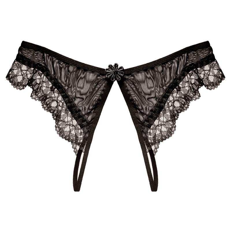 

Women's Panties Sexy Women G-String Transparent Lace Crotchless Underwear Lingerie Briefs, White