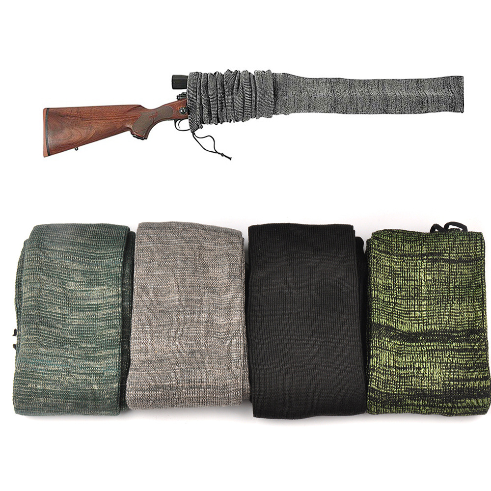 

airsoft AR 15 M4 tactical accessories 54 inch Sock Protection Cover Bag Case Shot gun Rifle scope Socks for hunting shooting, Color