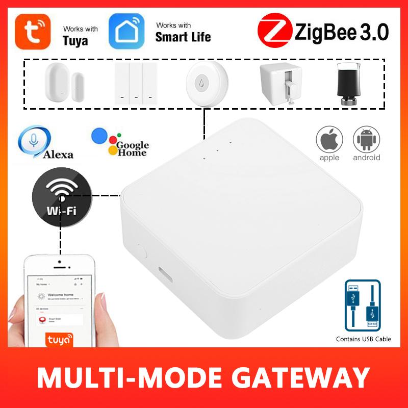 

Smart Home Control DC 5V 1A Tuya ZigBee Gateway Hub Bridge Life APP Wireless Remote Controller Works With Alexa Google