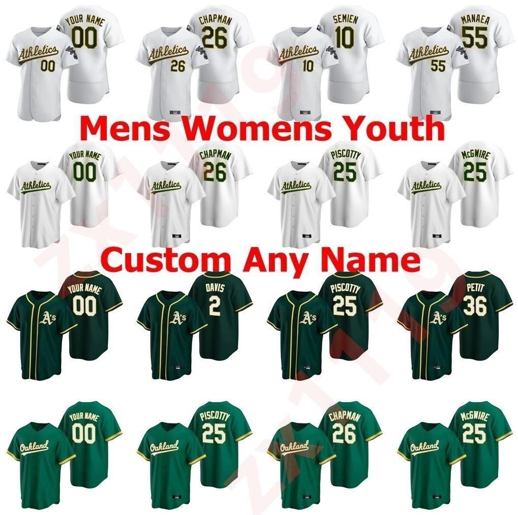 

20 21 Athletics Men Women youth Matt Chapman Khris Davis Marcus Semien Chris Bassitt Tony Kemp Ramon Laureano Chad Pinder Baseball Jerseys, Blue;black