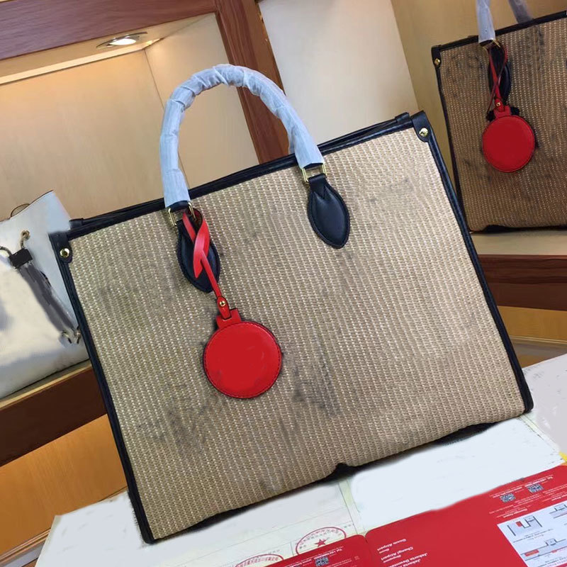 

Handbag Women Luxurys Designers Bag 2021 Shoulder Bags Tote Large Capacity Shopper Genuine leather Embroidery Plush Letter Straw Woven Gold, No bags;make up the difference