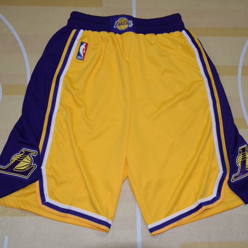 

Shorts Lakers 76ers warriors magic embroidered basketball pants men's and women's pants, White;black