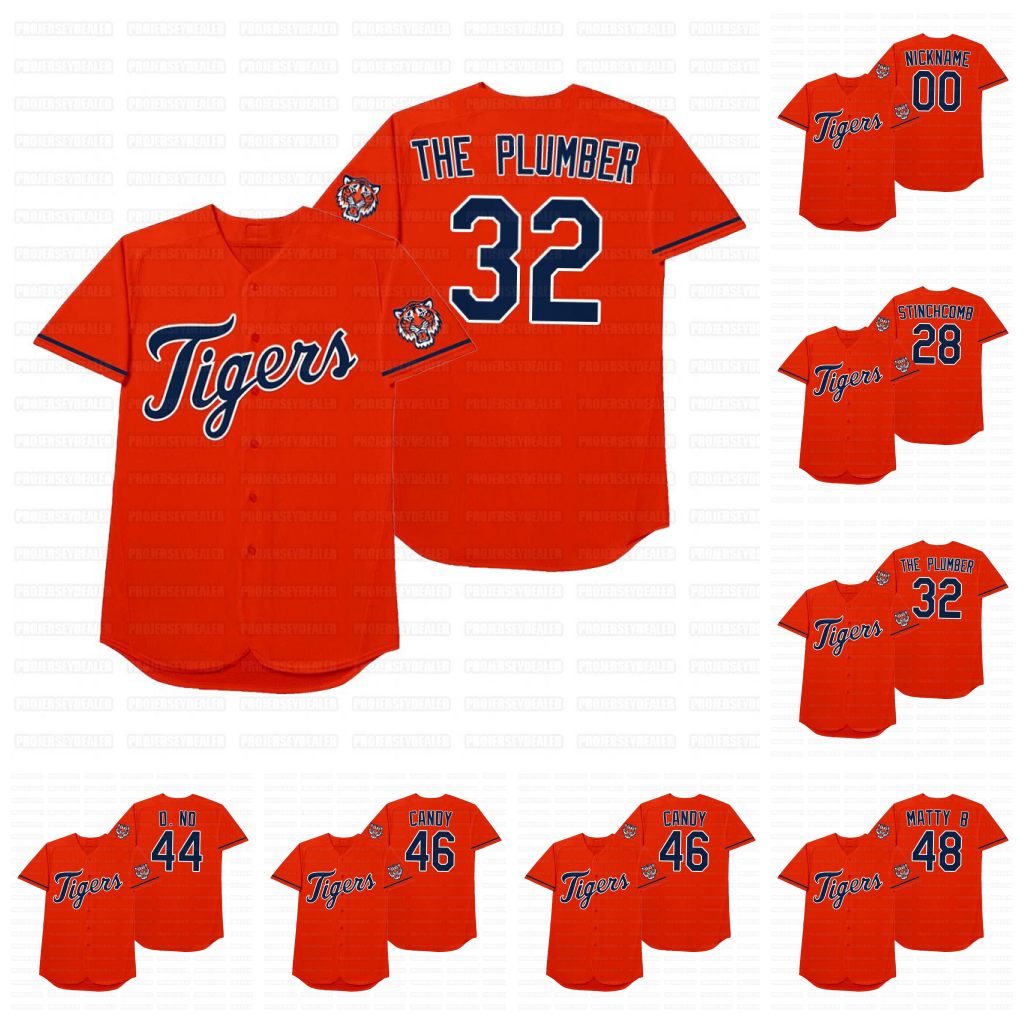 

28 Goodrum Stinchcomb Jersey 2021 players weekend nickname 32 Fulmer The Plumber Norris D. No Candelario Candy Boyd Matty Jerseys, Youth s-xl