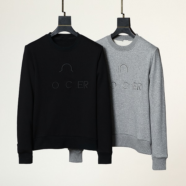 

Luxury monclair France Men's Hoodies designer brand Autumn and winter new all-match classic embroidery logo casual sweater, Black