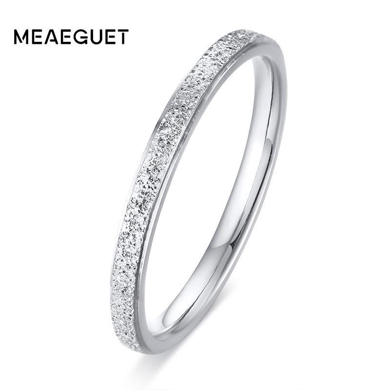 

Cluster Rings MaThin Ring For Women Silver Color Charm Female Ladies Gifts US Size 4 To 9