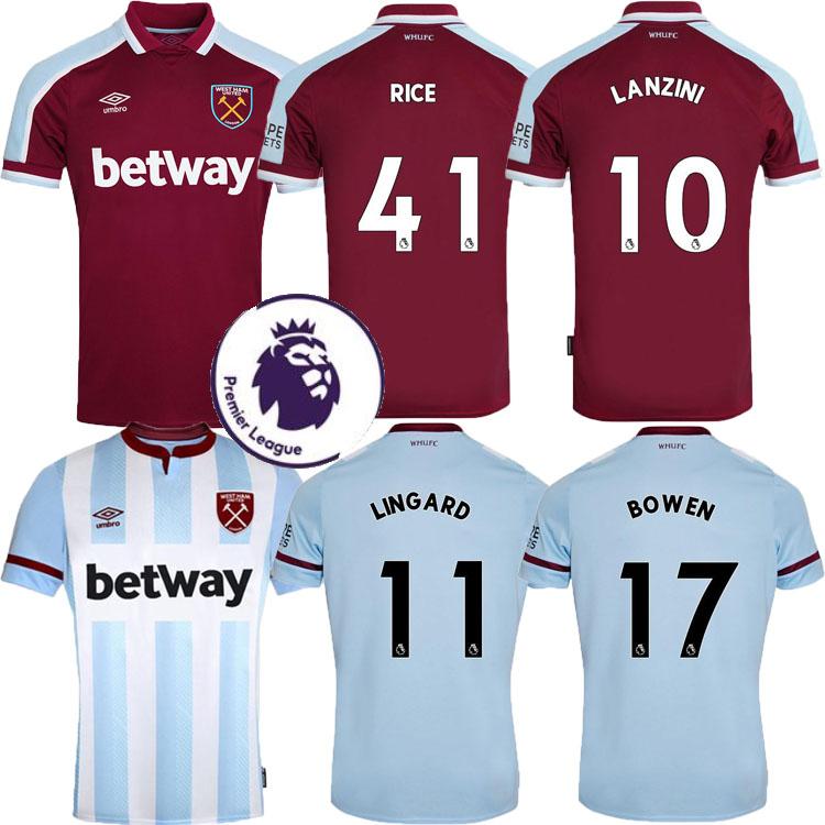 

21 22 WEST HAM soccer jersey 2021 2022 LINGARD Kits ANDERSON RICE NOBLE ANTONIO YARMOLENKO BOWEN Top football shirt men + kids kit sets unifroms United, 21 22 +epl