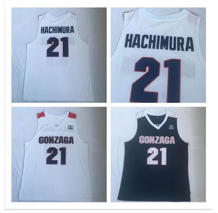 

Gonzaga Bulldogs #21 Rui Hachimura Basketball Shirt Mens Japanese College Basketball Jerseys Stitched University Uniform, White