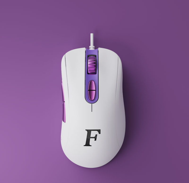 

Mice Full Akko Frieza RG389 Gaming Mouse Japanese Anime Cartoon Purple White Rofessional Wired Game 16000DPI Gift For Boy