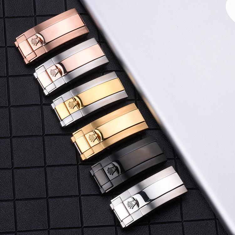

Watch Bands Accessories Band Metal Buckle For Green Water Ghost Yacht 16 18*9mm Men Stainless Steel Clasp