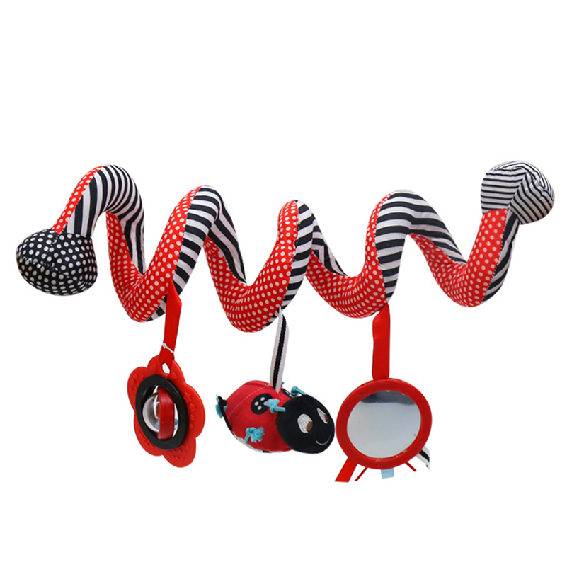 

Old Cobbler 21A10# Baby Toy Nursery Store Bed bell hanging Kids Carriage Decor Tag Around Caterpillar Color label Comfort doll Wholesale