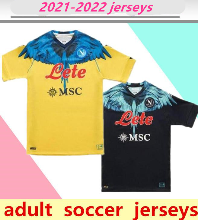 

21 22 Napoli soccer jersey Naples football shirtS special-edition maillot de foot KOULIBALY camiseta fÃºtbol INSIGNE Lozano OSIMHEN MERTENS men shirt, Black