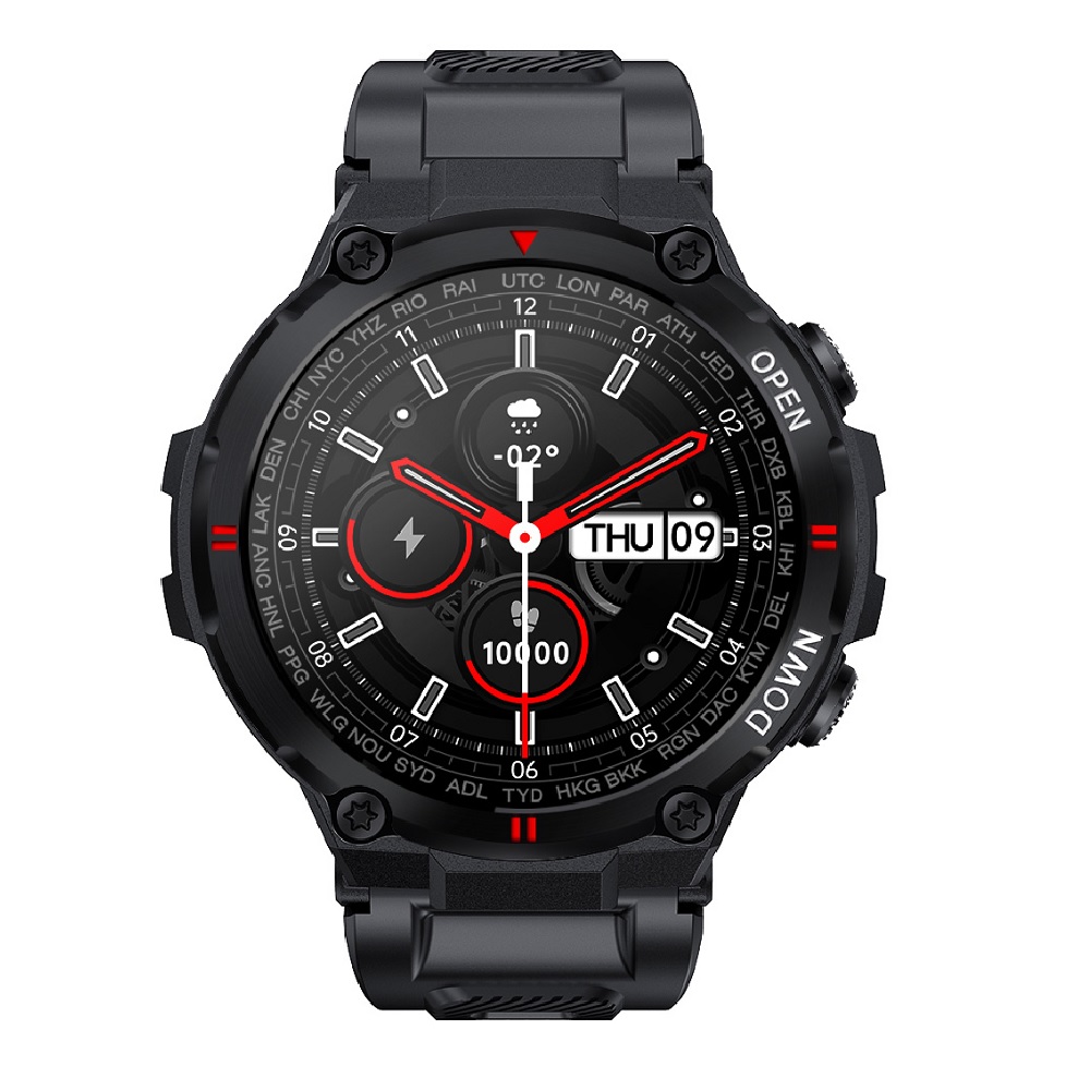 

SENBONO 2021 K22 Bluetooth Call Smart Watch Men Multifunction Smartwatch Music Control Clock Women Sport Watch Fitness Trackerg, Black