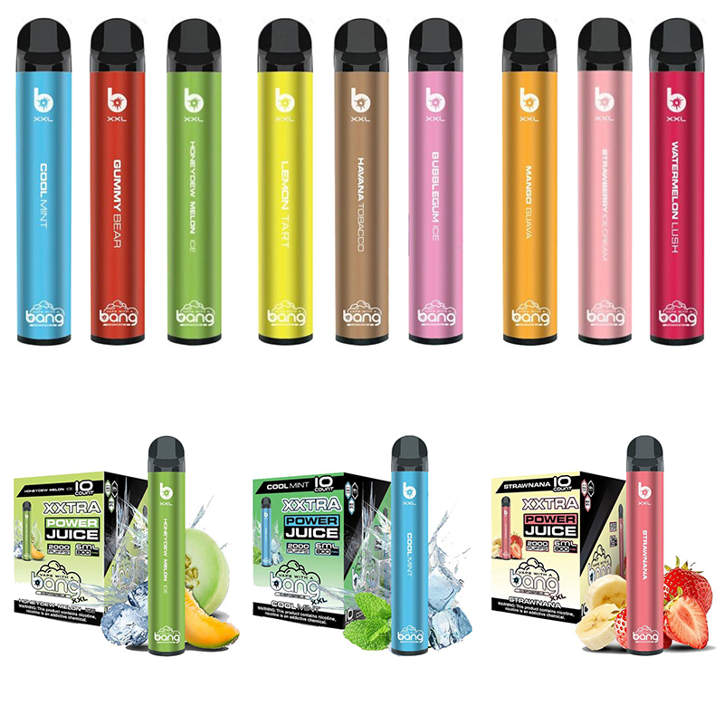

great price Disposable Vape Pen Bang XXL 2000 Puffs XXTRA Kits cigarettes 800mAh Battery 5ML Vapor eCigs Puff bars electronic cigarette