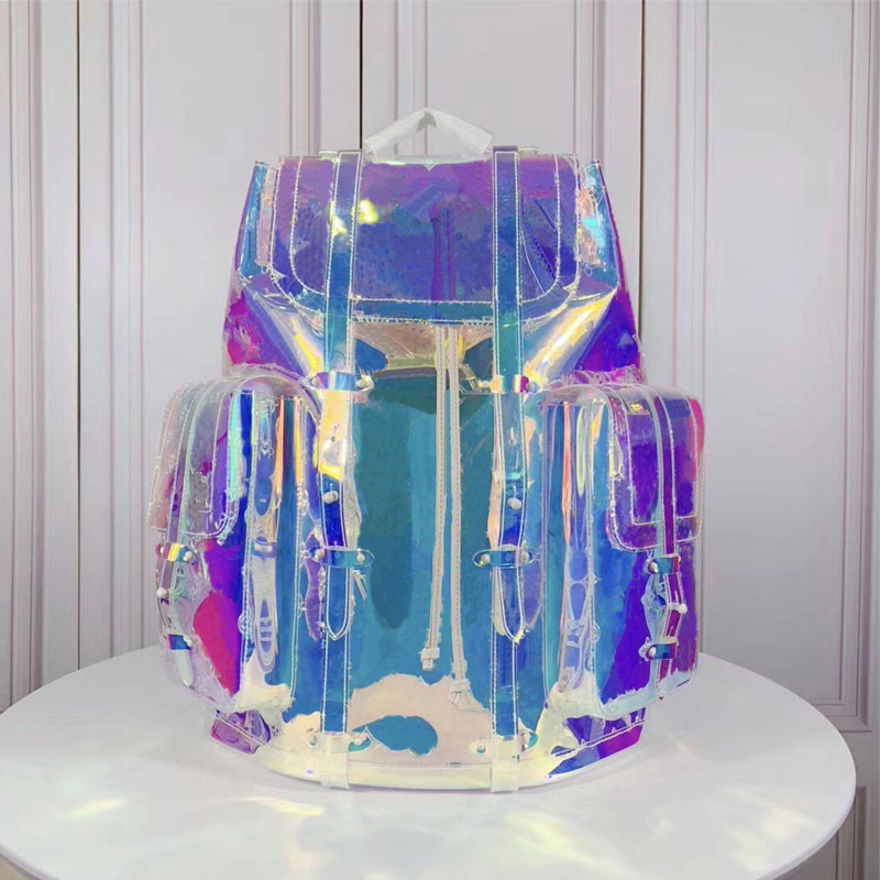 

Outdoor Bag Women Sport Luxury Model Backpack M53286 Comfortable Transparent Men Crystal Txmpn, Clear