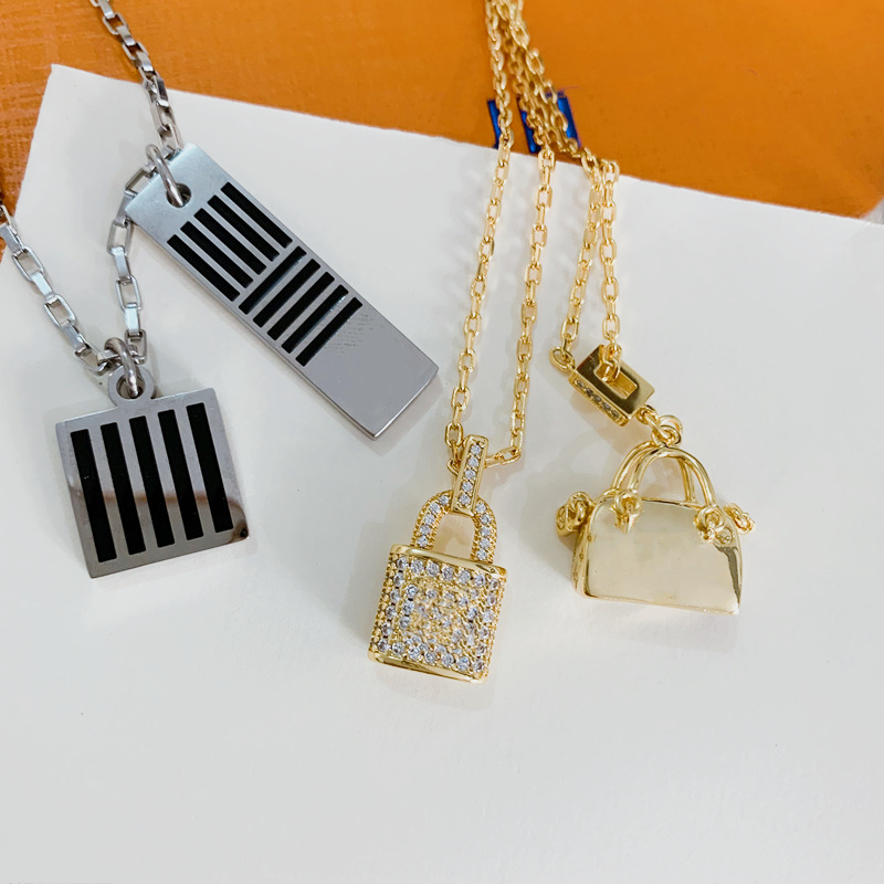 

21ss designer Necklace men's and women's fashion luxury jewelry necklace, available in 6 colors