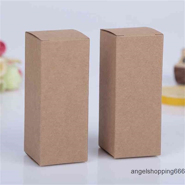 

Foldable Brown Paper Packaging Box ipstick Essential Oil Bottle Storage Box Gift Package ipstick Perfume Cosmetic Nail Polish Paq