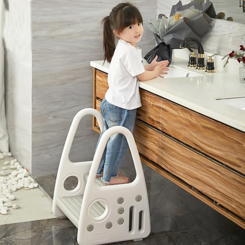 

Mats LazyChild Multifunctional Child Safety Double Step Stool Baby Non-slip Height Increase Infant Birthday Gift