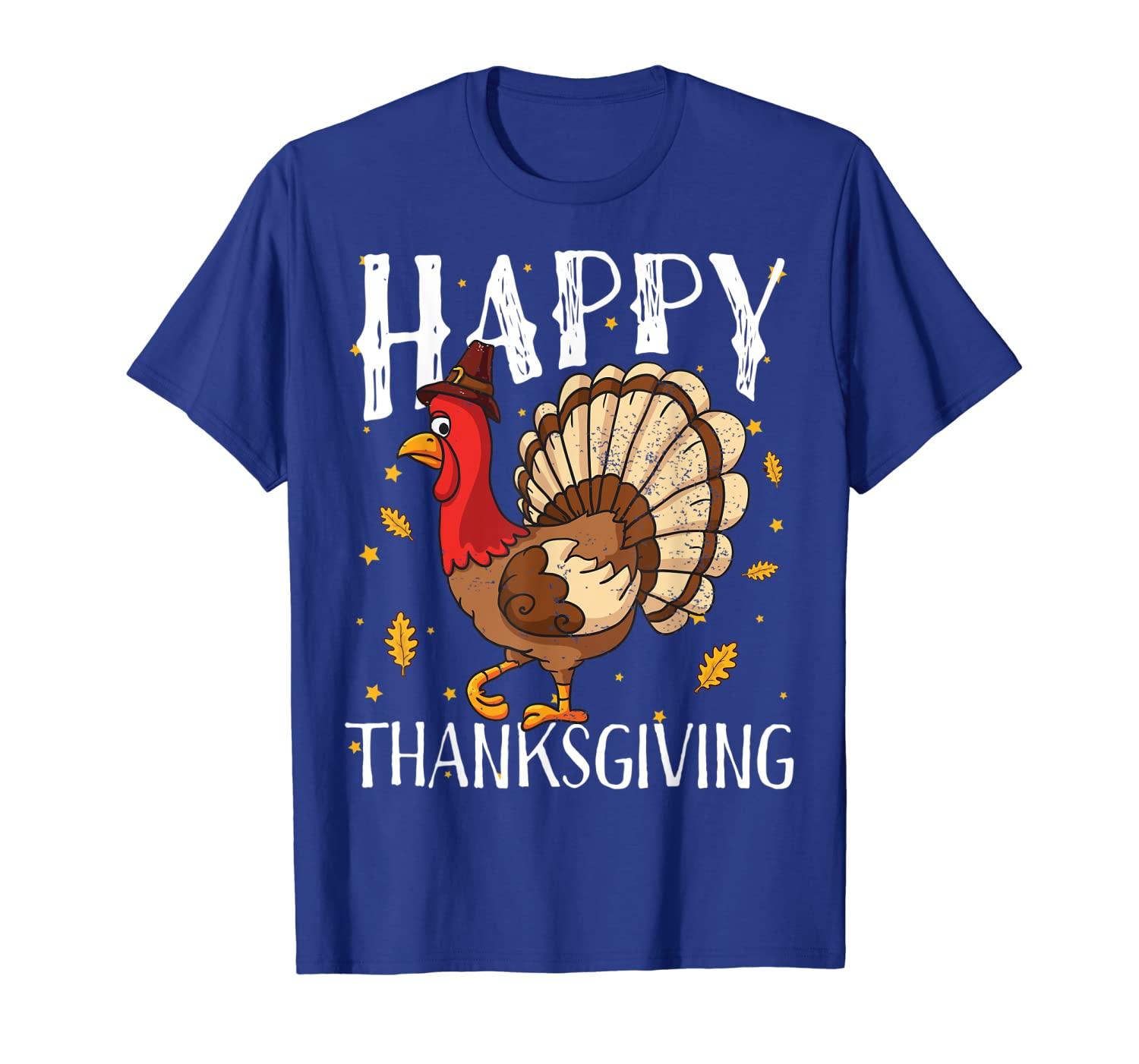 

Happy Thanksgiving Turkey Day Shirt Gifts Boys Girls Women T-Shirt, White;black