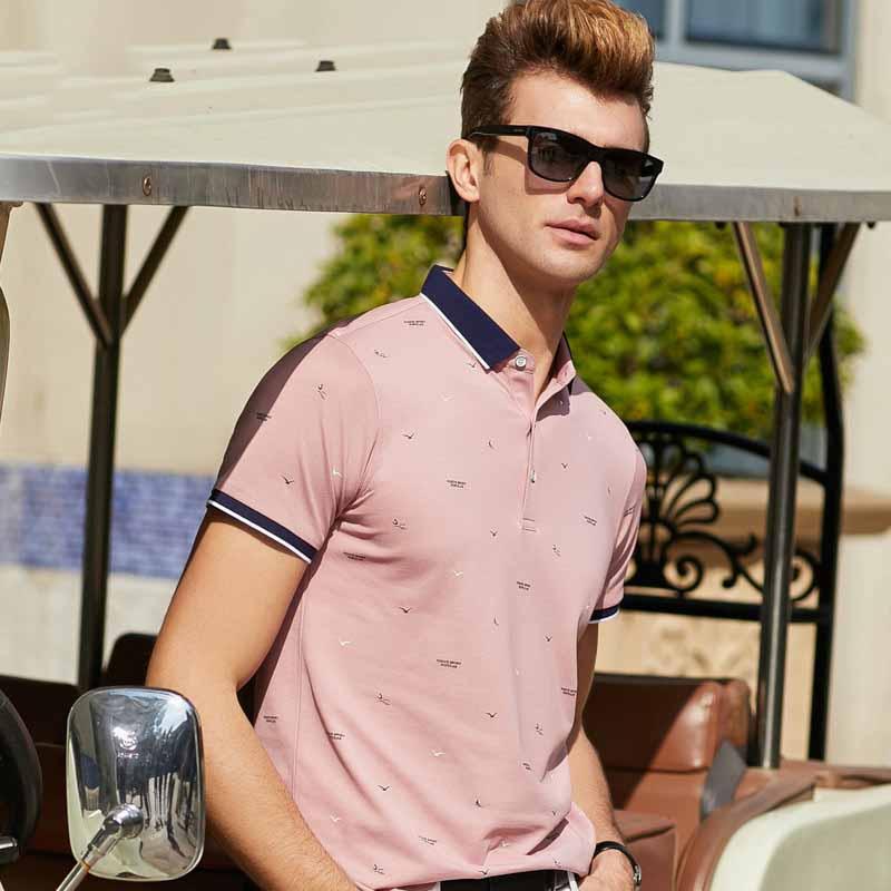 

Men's Polos 2021 Summer Short Sleeve Shirt Men Fashion Shirts Casual YP8318, Blue