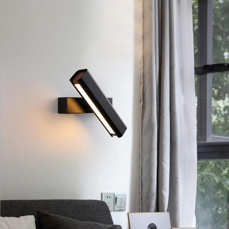 

Wall Lamp Modern Led Light Rotating 270Â° Sconce 110V 220V 22CM 32CM Vanity Aluminum Wood For Living Room Bedroom