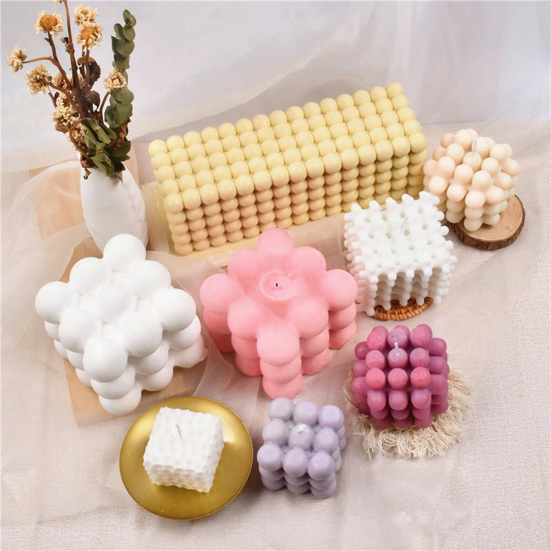 

Craft Tools Large Cube Candle Molds 12cm Ball Art Making Silicone Mold Handmade Soap Plaster Mould