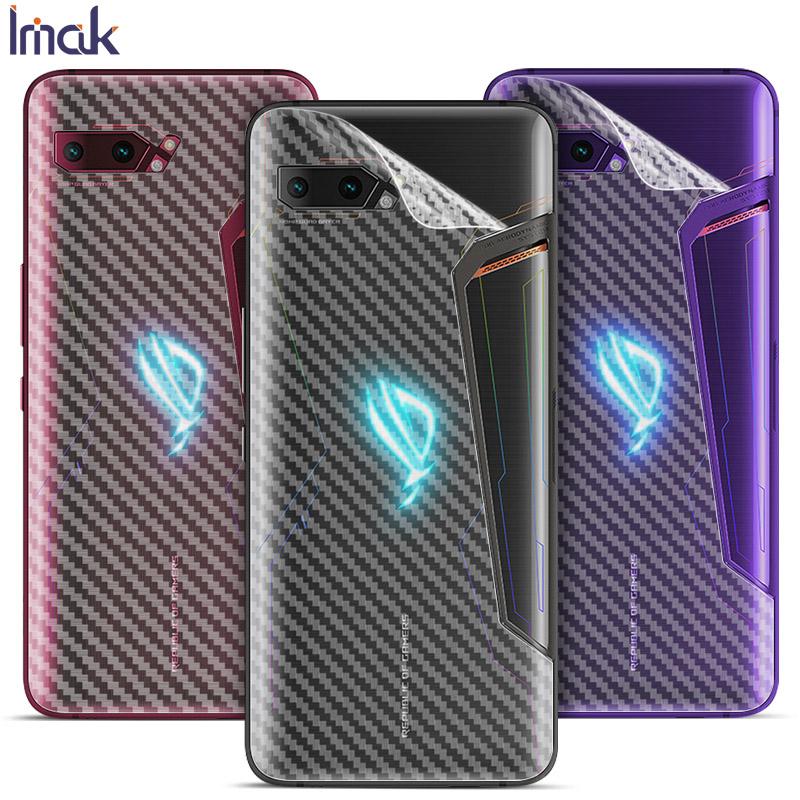 

Cell Phone Screen Protectors Imak PVC Carbon Fiber Pattern Film Full Cover For Asus ROG2 / ROG II ZS660KL Anti Skid Reduce Fingerprint Attac