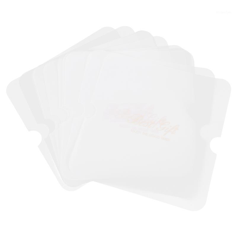 

Gift Wrap 10Pcs Thicken Snack Grease-proof Papers Cookie Box Decorative (White)