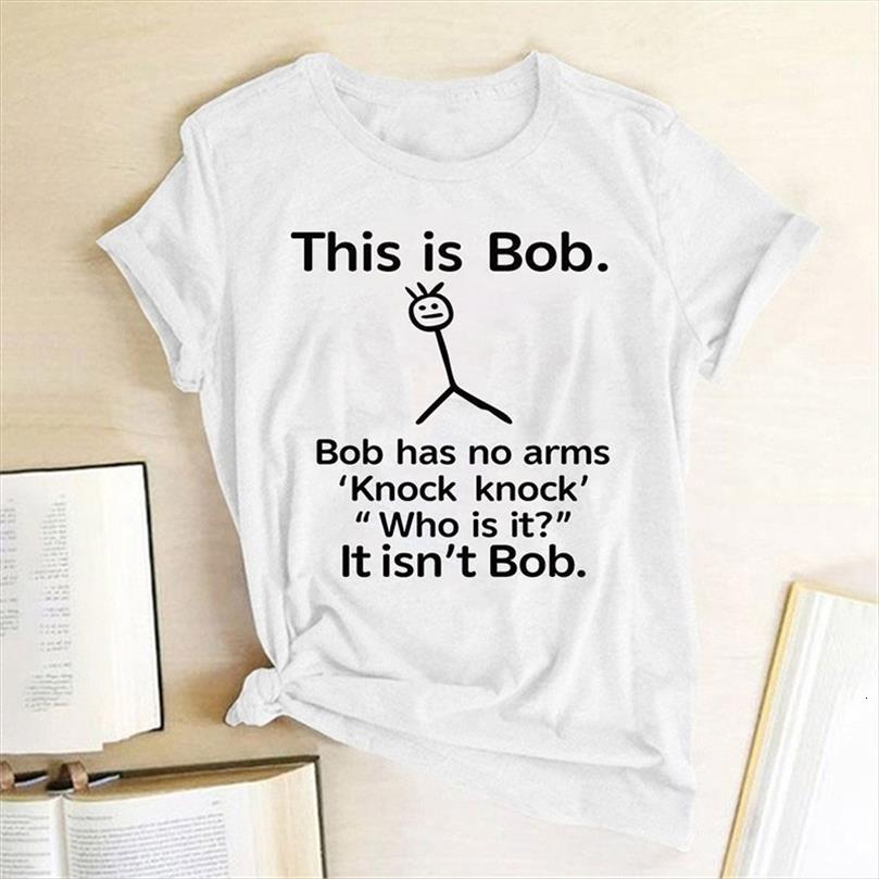 

this is bob no and men t shirts women weapon printed short sleeve harajuku graphic fashion, White;black
