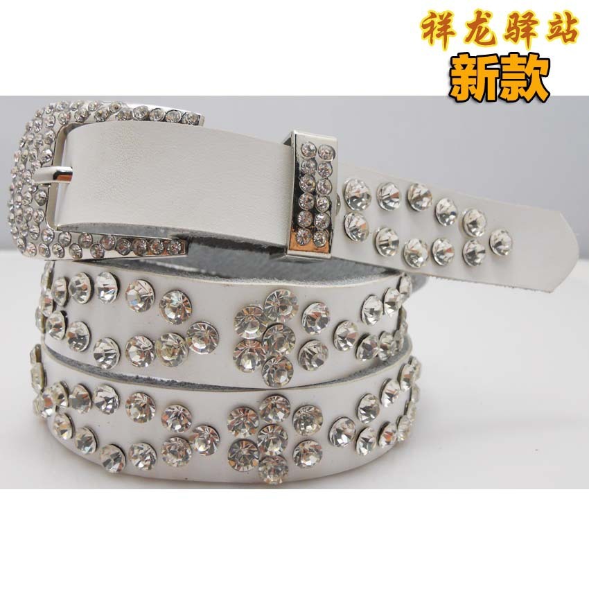 

Designer belts 2023 fashion leather diamond wide women's belt