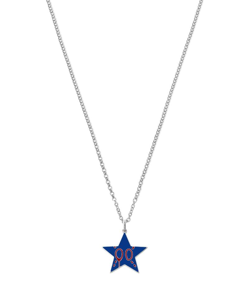 

Chains 925 Sterling Silver Classic Couple Five-pointed Star Necklace. . Simple And Stylish. Birthday Gift. Banquet Gift