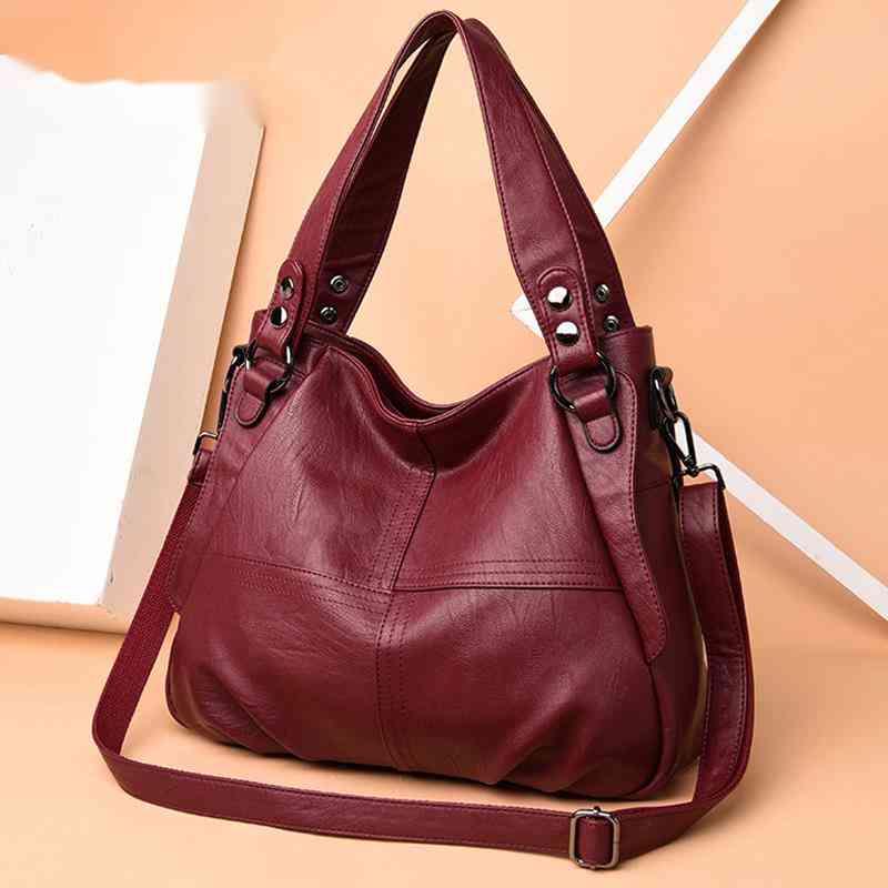 

Lanyibaige Luxury Designer Handbags High Quality Soft Leather Bags Ladies Corssbody Hand for Women Shoulder Bag Bolsas, Black