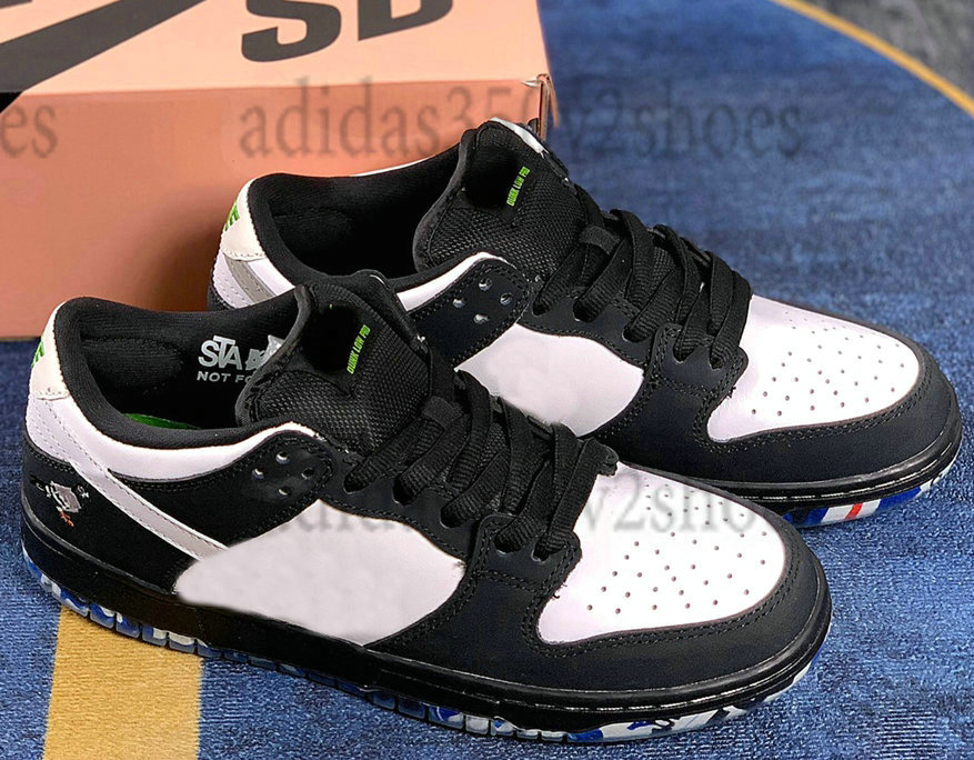 

Dunks Low Pro OG QS Staplex SB Panda Pigeon 3.0 Skate Shoes Pink Purple Black White Pigeon Designer Trainers Sports Sneakers