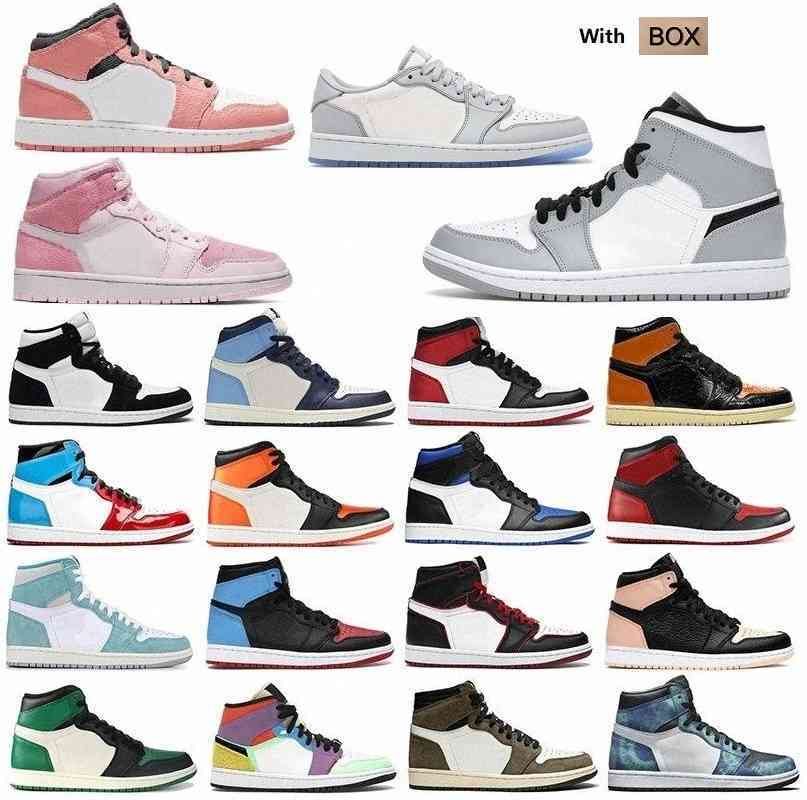 with box 2021 men women fearless chicago obsidian mocha satin retro shoes 1 1s low mens Jumpman basketball\rcourt grey 36-47 t1#dhKiA2#