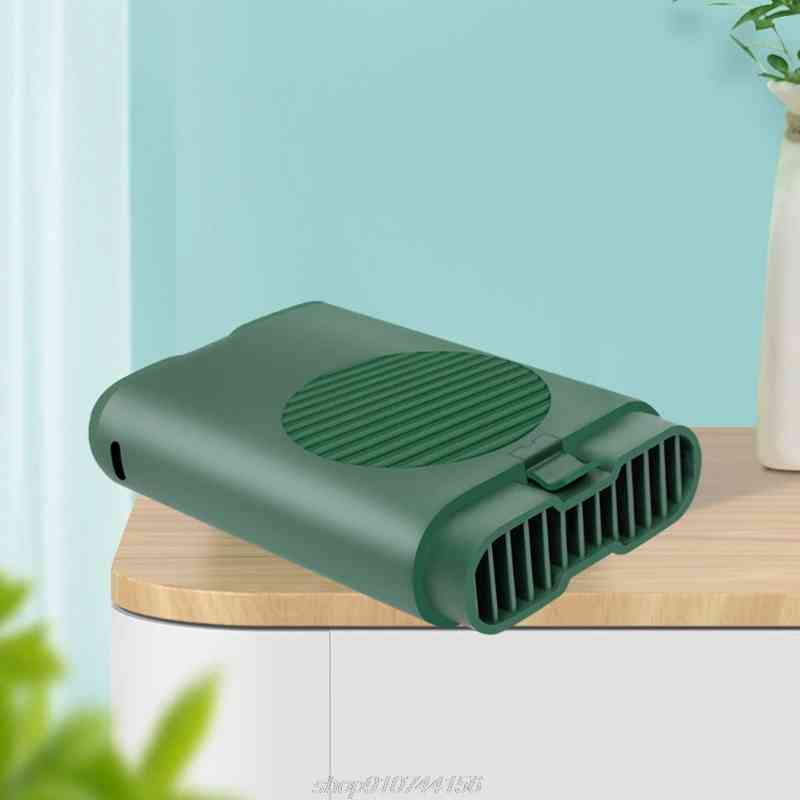 2021 New 3 Colors Portable Button Tail Neck Fan Handsfree Usb Pocket lamp 3 Speed Adjustable M16 21 Dropshipping-image-691941955