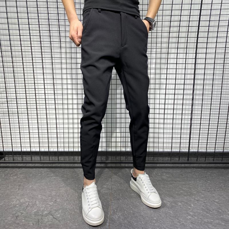

Men's Pants Harem Men Clothes 2022 Korean Fashion Slim Fit Casual Joggers Black Trousers Hip Hop Streetwear 36-28