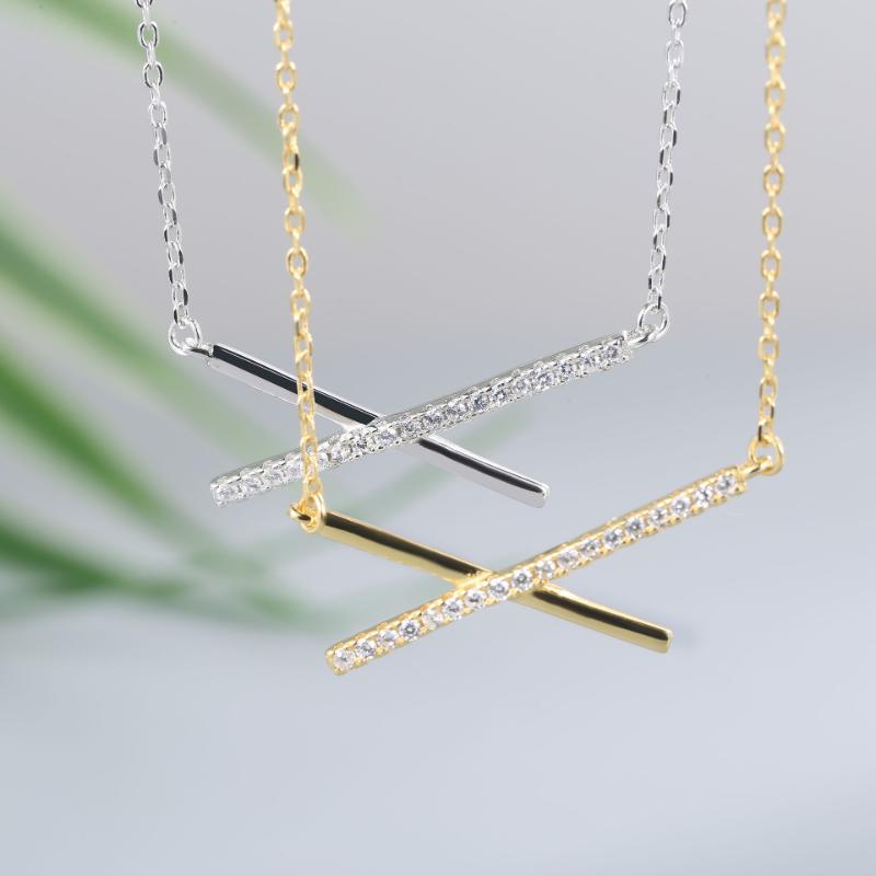 

Chains Personalized Diamond Inlaid Necklace Daily Wear With Trendy Women's Clavicle Chain Temperament Fashion