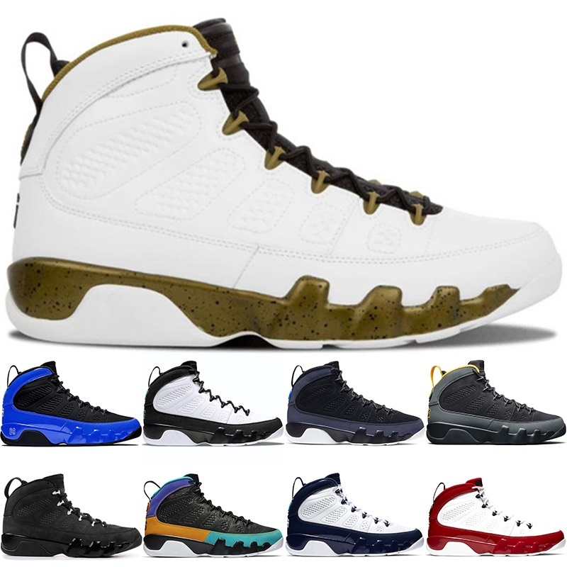 

Basketball Shoes 9s Change The World 9 University Gold Gym Red Racer Blue Regon ducks Bred Mens Trainers Sports Sneaker Size 40-47