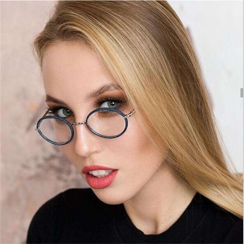 

Fashion Sunglasses Frames 2021 Vintage Oval Gold Eyeglass Frame Man Women Plain Glasses Alloy Clear Spectacles High Quality Brand Designer