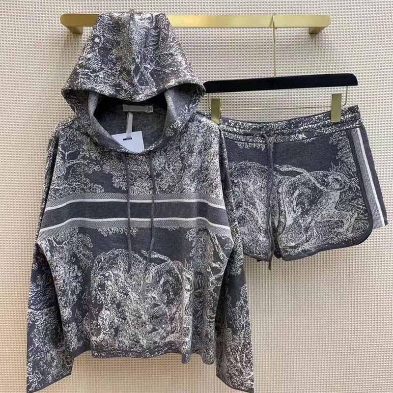 

Women Pullover Tracksuit Women Hooded Top Spring Autumn Long Sleeve Sportsuits Shorts Pant Clothes Casual Streetwear High Quality Outdoor, Black