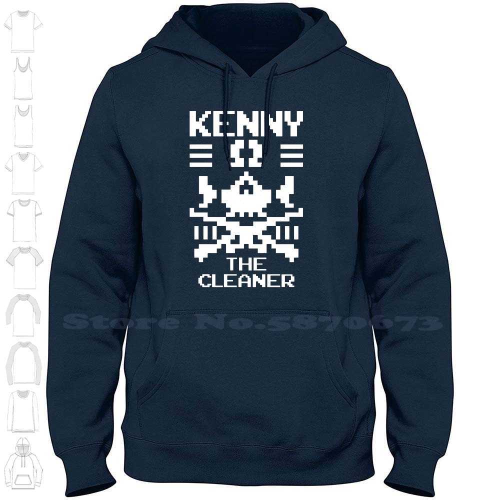 

Kenny 8-Bit The Cleaner Streetwear Sport Hoodie Sweatshirt Kenny Aew The Cleaner All Elite Wrestling Njpw New Japan Young G1007, Teenlongsleeve-gray