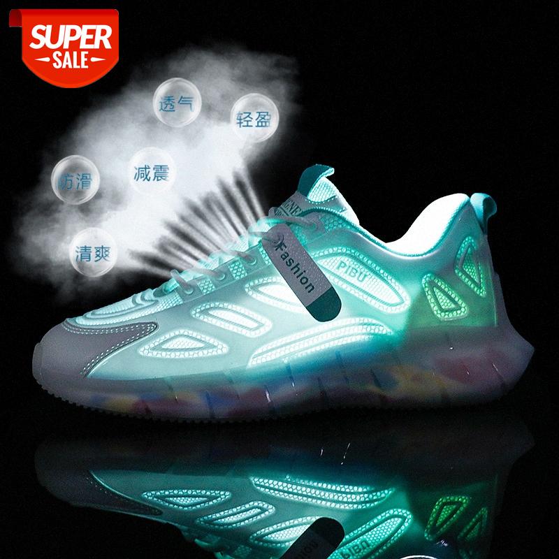 

shoes men's summer fashion trend popcorn casual sports breathable mesh running tide #t671